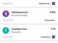 chime pending transactions