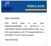 Resolved Federal Bank Travelled Germany With Federal Bank Forex - 